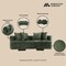 Manhattan Comfort 3-Piece Verandah  90.6 in. Sofa, and 2 Accent Chairs in Olive Green 3-LSAC1769-OG - alternate 3